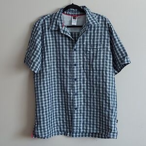 The North Face Short Sleeve Button Up Shirt, Plaid
